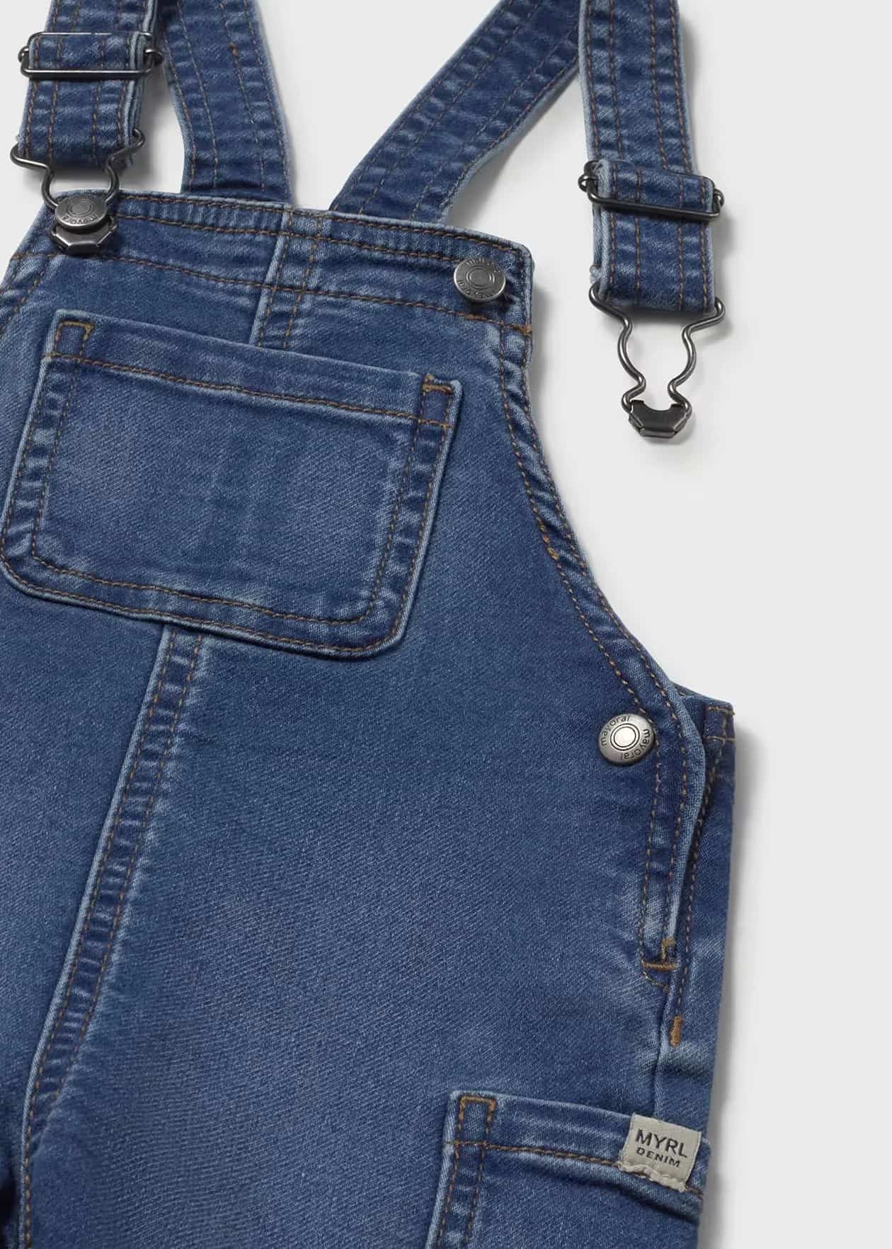 Overol Bolsillo Denim Medio Mayoral detalle