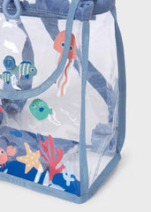 Mochila Transparente Mar Azul  Mayoral