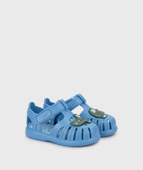 Sandalias Tobby Croco Azul Igor