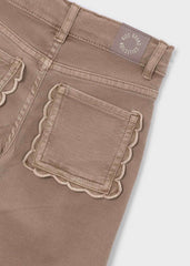Pantalon Sagra Gofre Café Mayoral Detalle