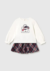 Conjunto Falda Cuadros Rojo Mayoral
