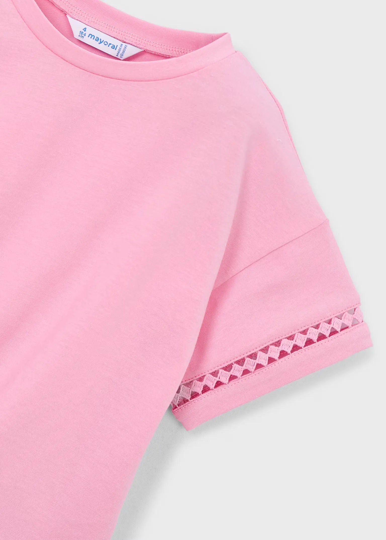 Blusa Nudo Rosa Mayoral detalle