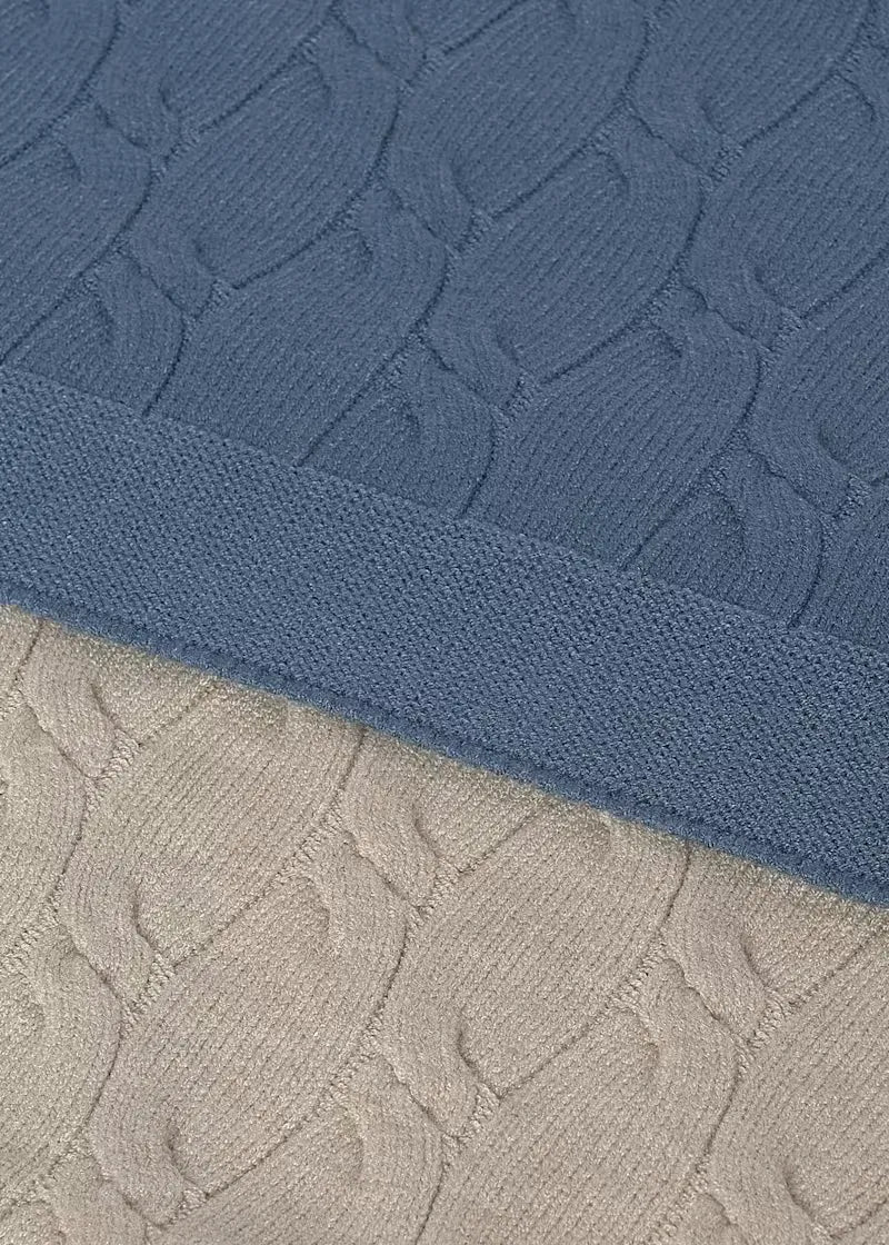Cobija Toquilla Blueberry Azul Mayoral detalle