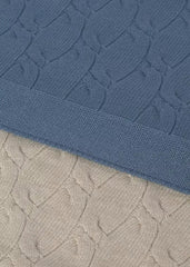 Cobija Toquilla Blueberry Azul Mayoral detalle