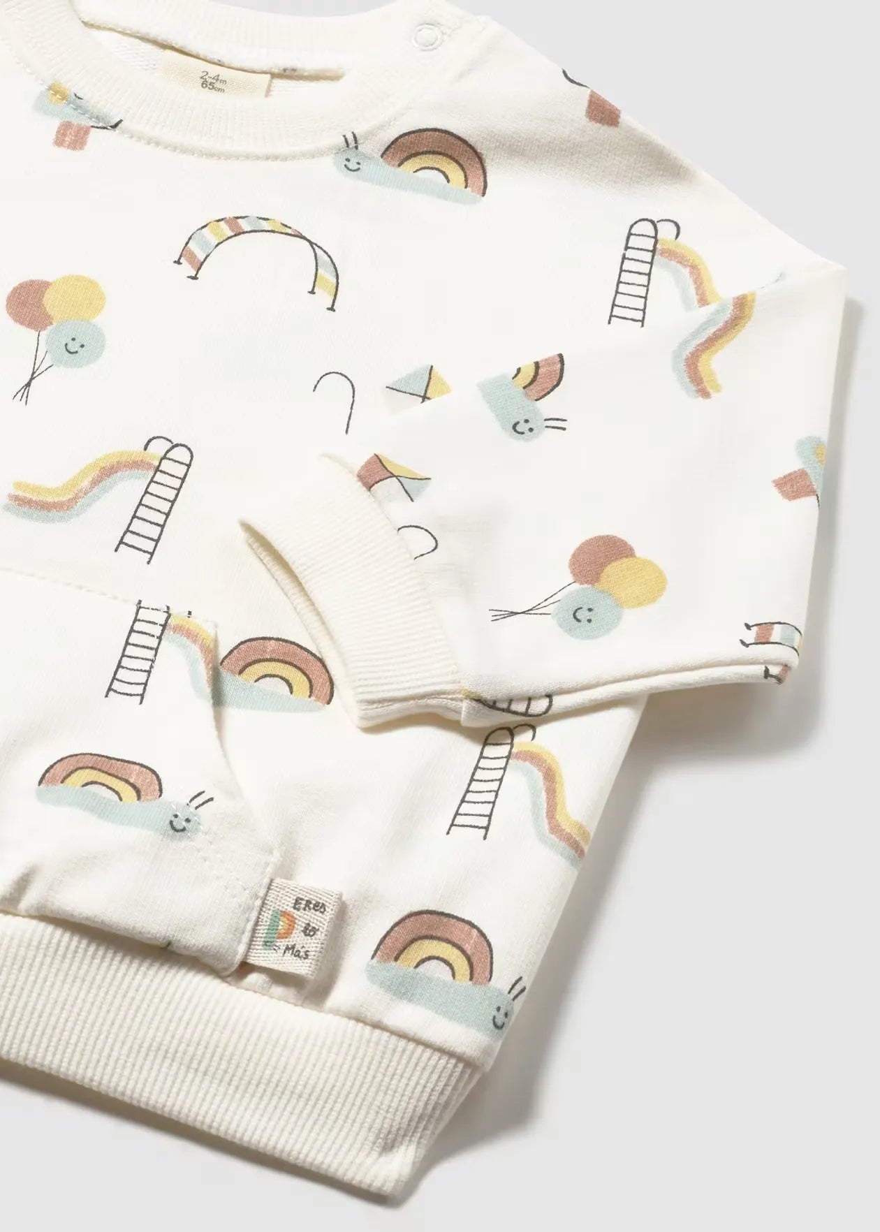 Saco Estampado Caracol Crema Mayoral detalle