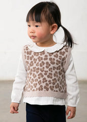 Conjunto Manga Larga Estilo Chaleco Animal Print Mayoral MODELO NIÑA