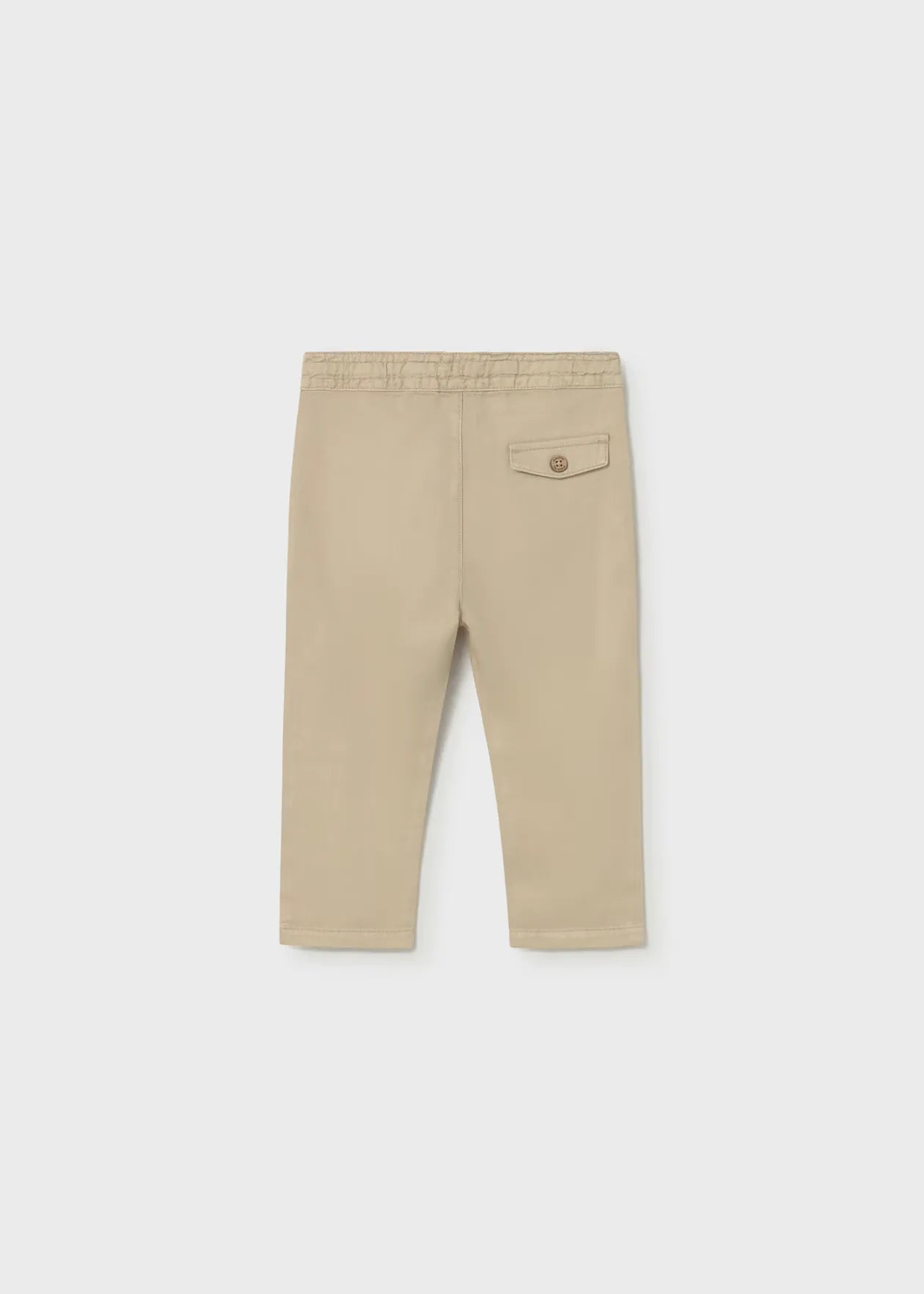Pantalón Lino Relaxed Beige Mayoral DETALLE