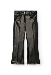 Pantalón Cuerina Negro Boboli