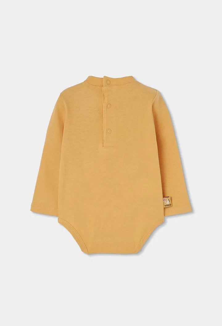 Conjunto Overol Bordado Zorro Amarillo Boboli blusa