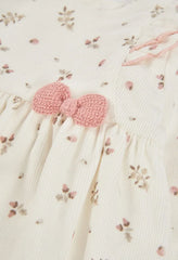 Vestido Pana Volantes Rosa Boboli