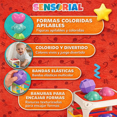 Juguete de Estimulación Cubo Formas Genial