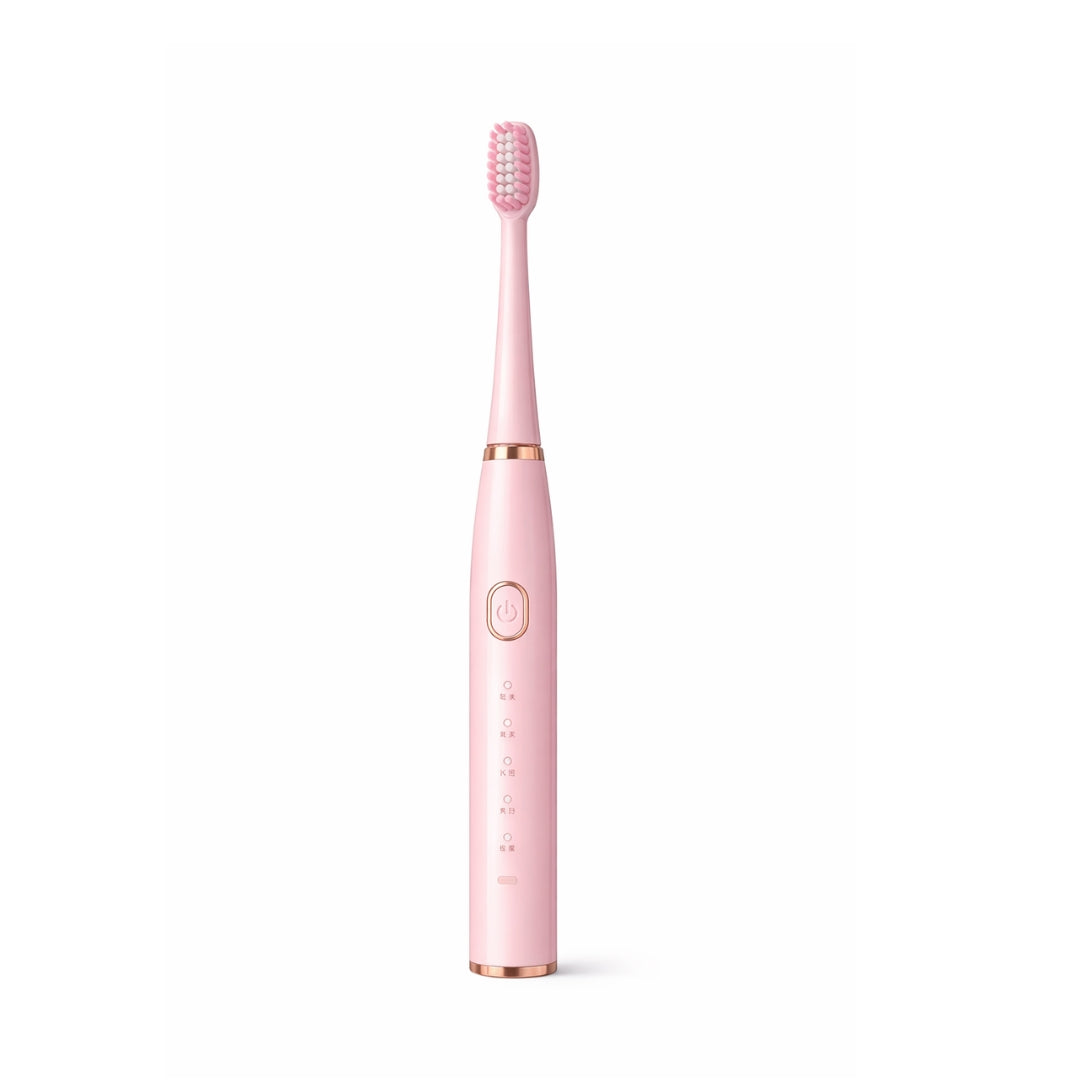 Cepillo Dental Eléctrico con Respuesto rosa