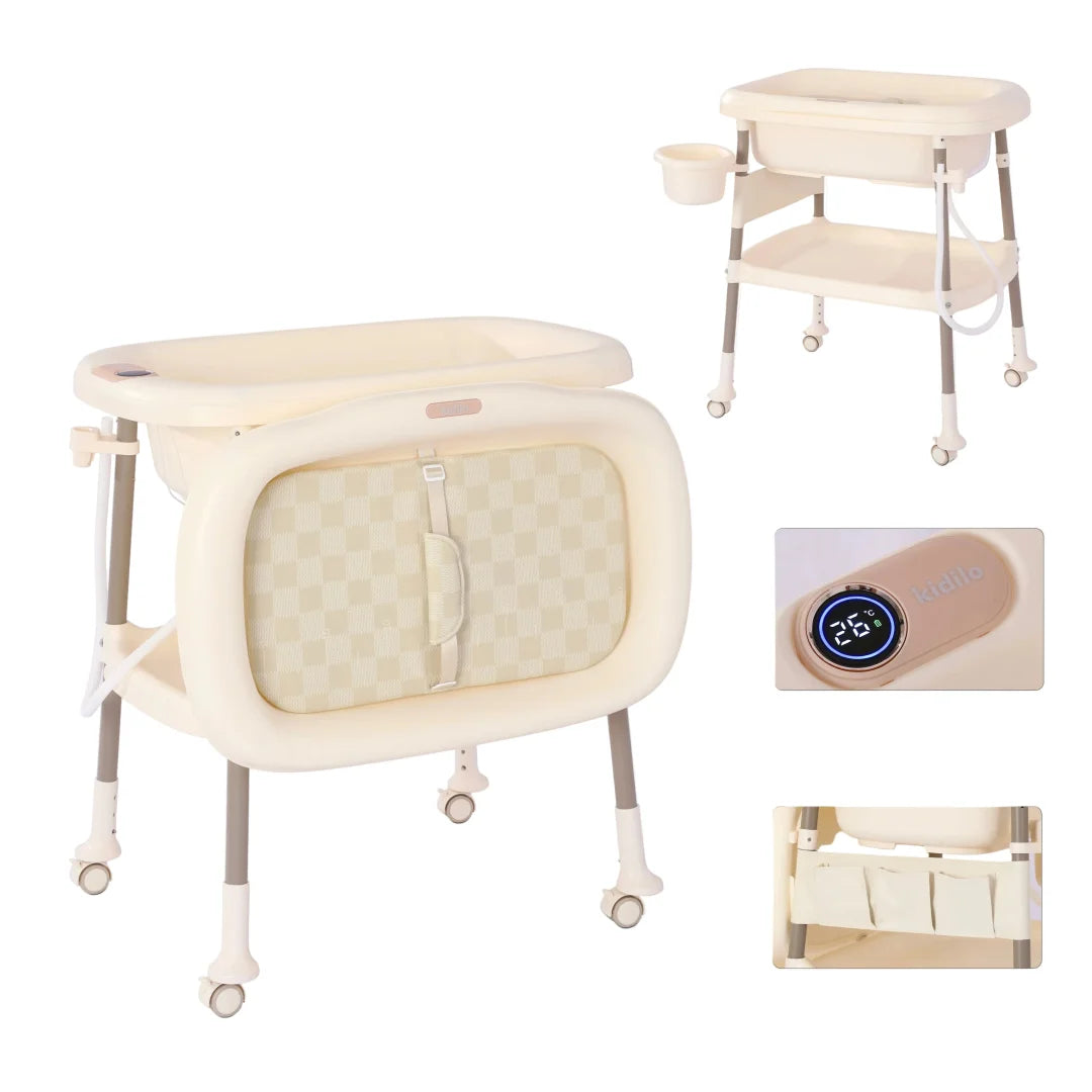 Bañera 3 En 1 Changing Table Beige Kidilo