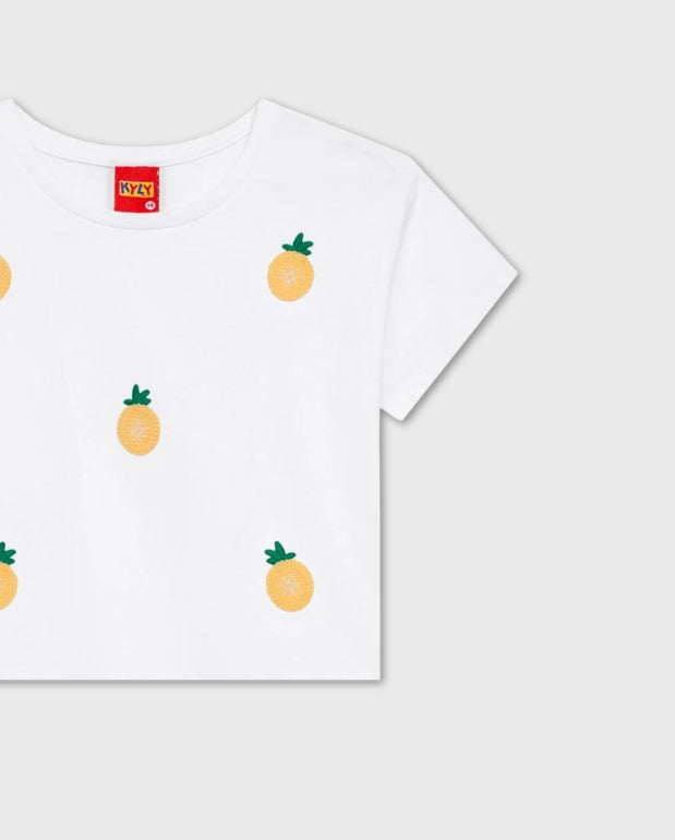 Blusa Detalle Piña Bordado Kyly detalle