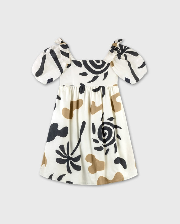 Vestido Estampado Manchas Nanai 