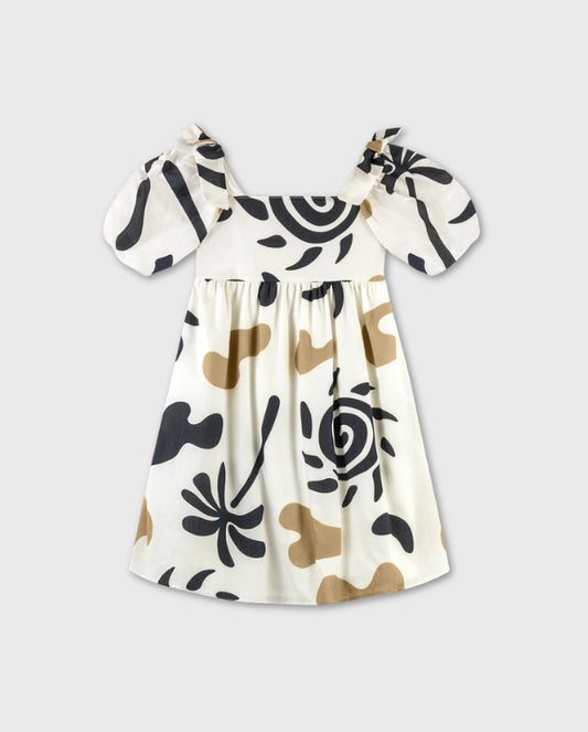 Vestido Estampado Manchas Nanai 