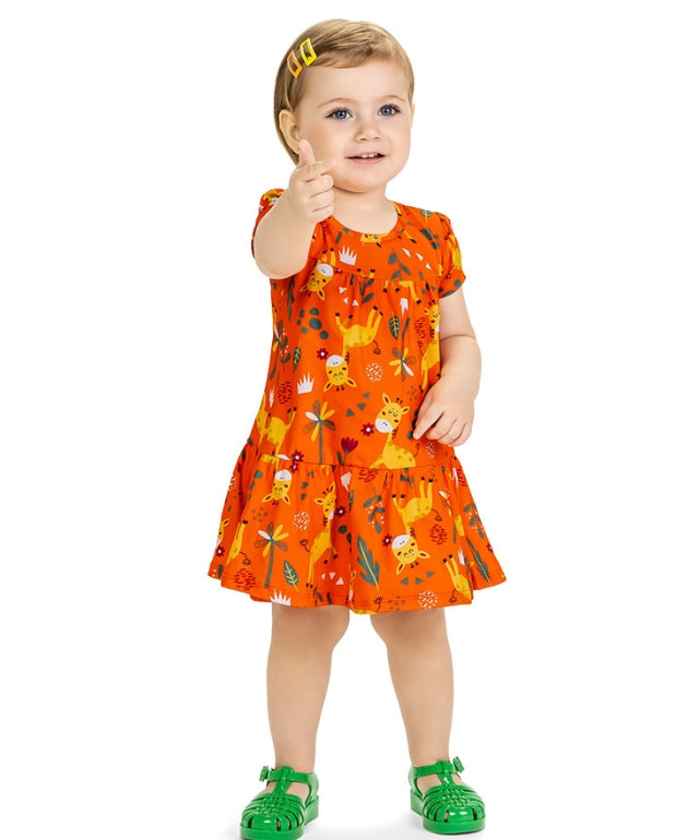 Vestido Estampado Jirafa Kyly Modelo