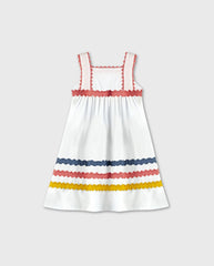 Vestido Datelles Bordado Colores Nanai