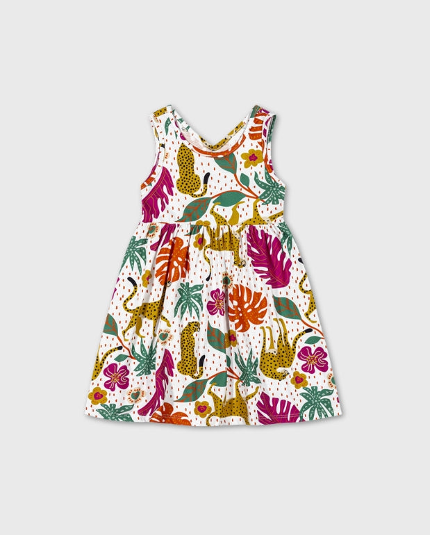 Vestido Estampado Leopardo Kyly
