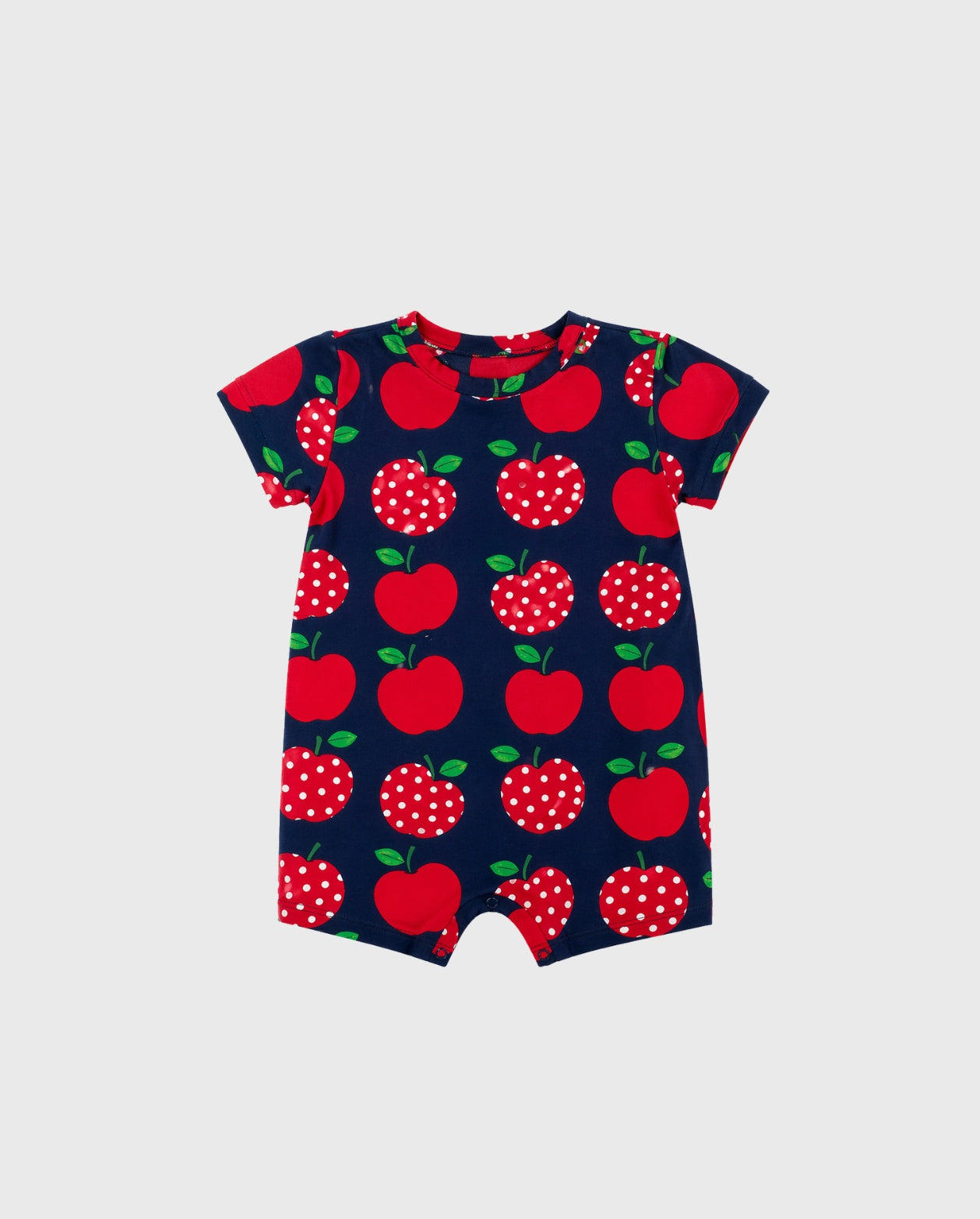 Mameluco Estampado Manzanas Navy Kyly