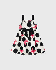 Vestido Estampado Mariposas Rosa Negro Kyly