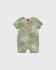 Mameluco Estampado Animales Verde Kyly