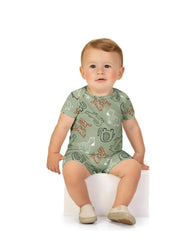 Mameluco Estampado Animales Verde Kyly