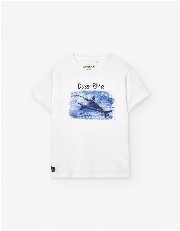 Camiseta Estampado Tiburón Losan