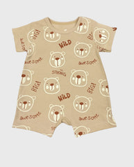 Mameluco Estampado Osos cafe