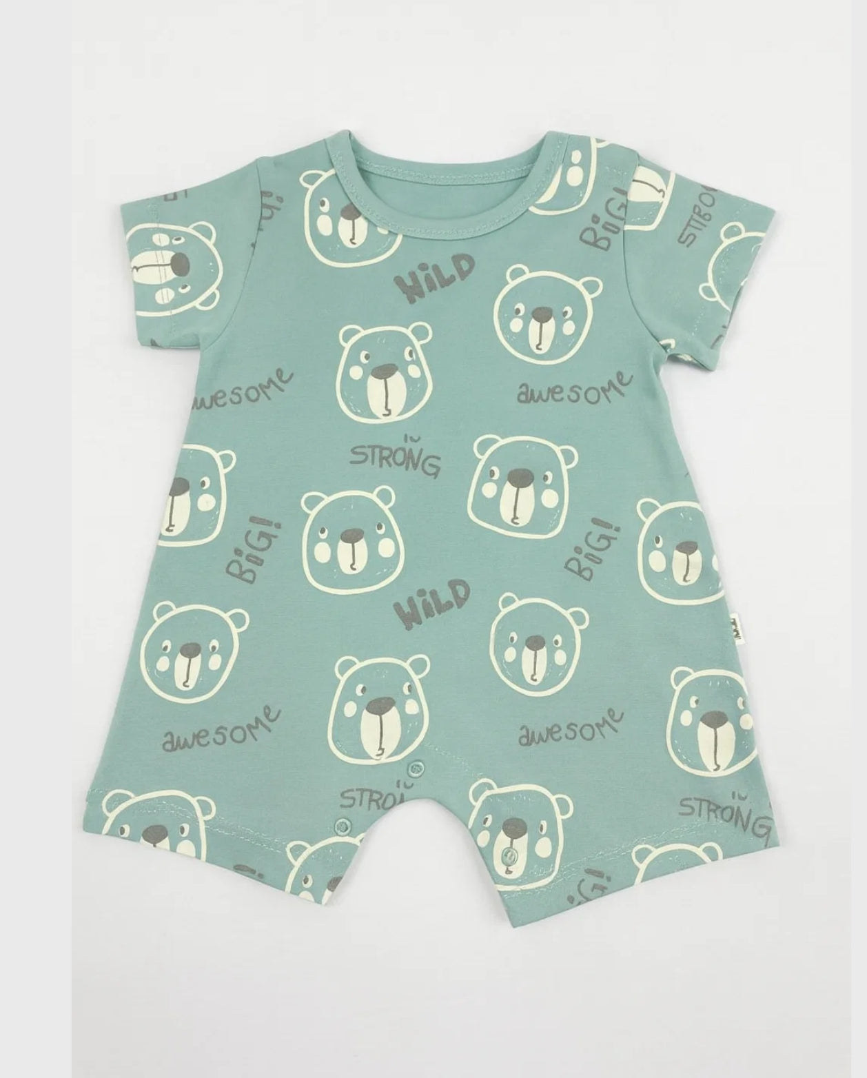 Mameluco Estampado Osos azul