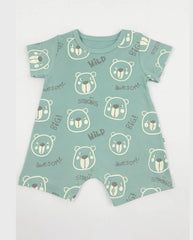 Mameluco Estampado Osos azul