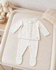 Primer Dia Tricot Detalle Encaje Blanco Martin Aranda