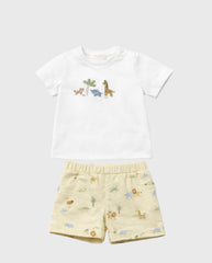 Conjunto Bermuda Safari Blanco Mayoral