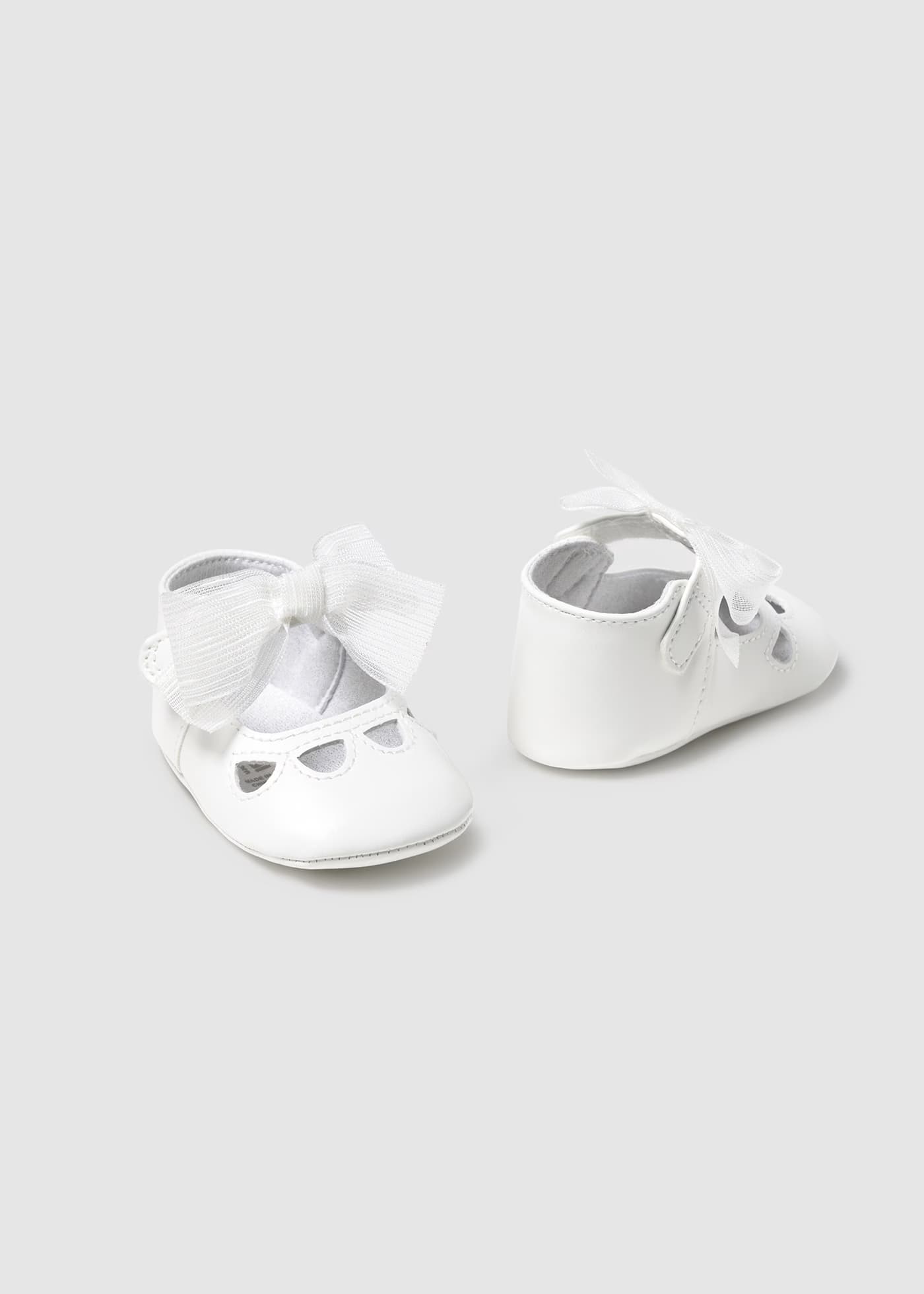 Baletas Mercedita Lazo Blanco Mayoral Modelo