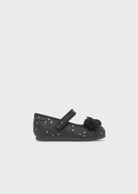 Baletas Mercedita Glitter Negro Mayoral