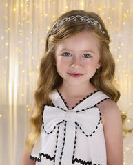 Vestido Maxi Moño Blanco Milon niña