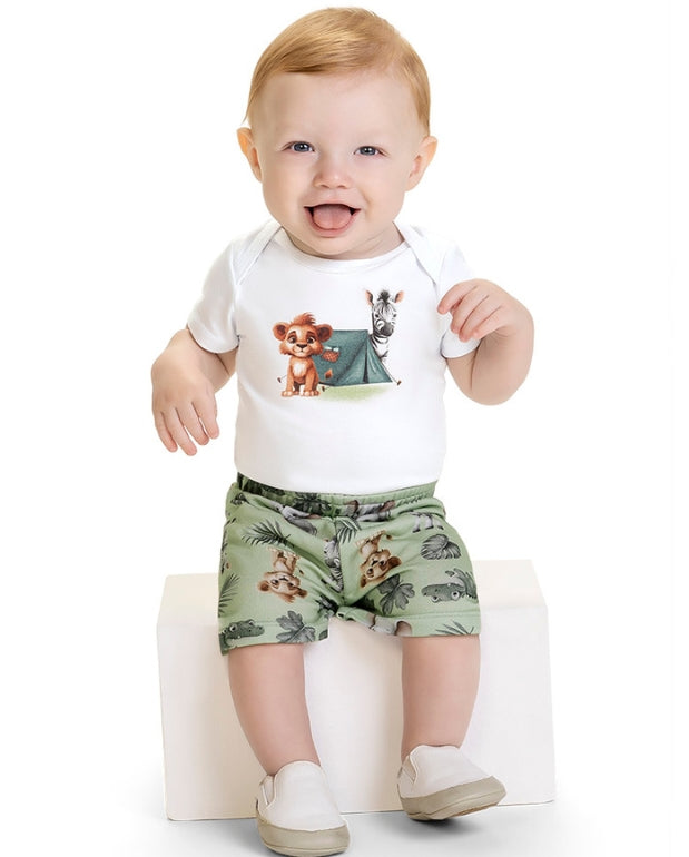 Conjunto Bebé Niño Body Carpa Sarafi Kyly  modelo 