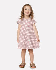 Vestido Puntos Rosa Milon