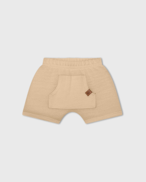 Conjunto Body Estampado Oso Beige Milon Bermuda