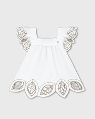 Conjunto Niña Short Detalle Hojas Milon Blusa