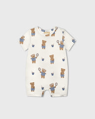 Mameluco Bebé Niño Estampado Oso Milon