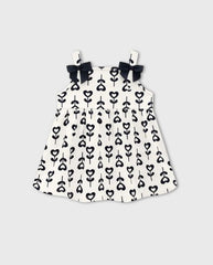 Conjunto Niña Short Corazón Negro Blusa