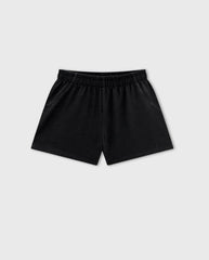 Conjunto Niña Short Corazón Negro Detalle