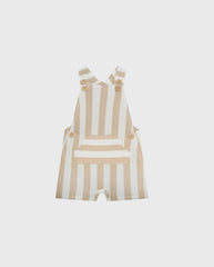 Conjunto Overol Rayas Beige Milon