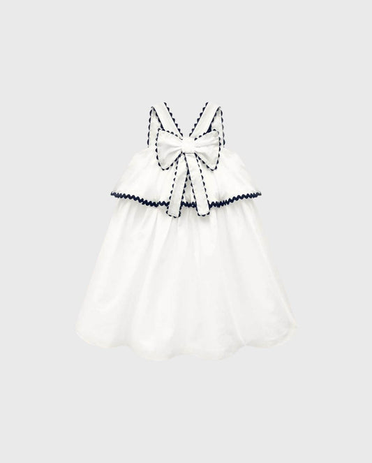 Vestido Maxi Moño Blanco Milon