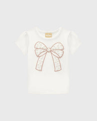 Conjunto Short Blusa Moño Perlas Rosa Milon estilo