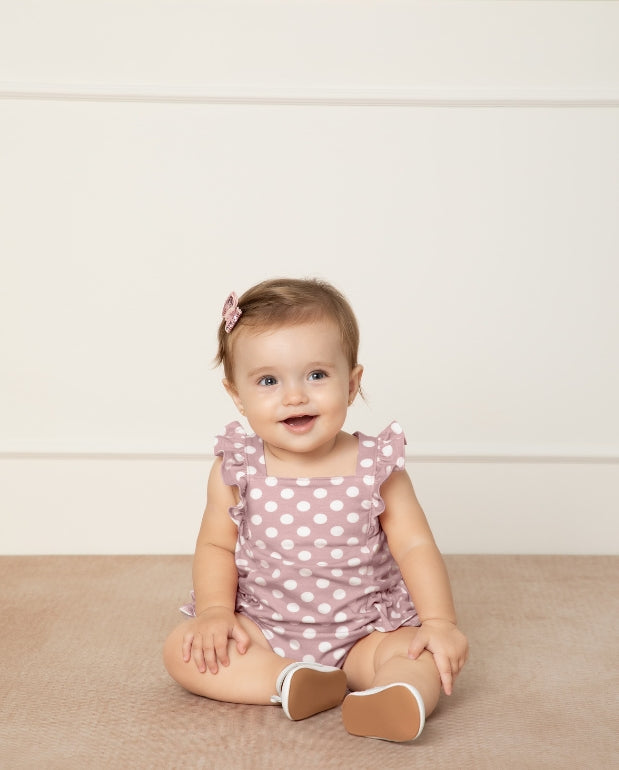 Body Bebé Puntos Rosa Milon Modelo