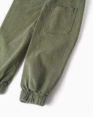 overol Bolsillo Dril Verde Zippy estilo