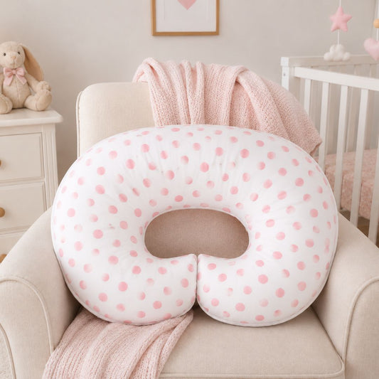 Almohada Para Lactancia Estampado El Bebé Feliz Niña