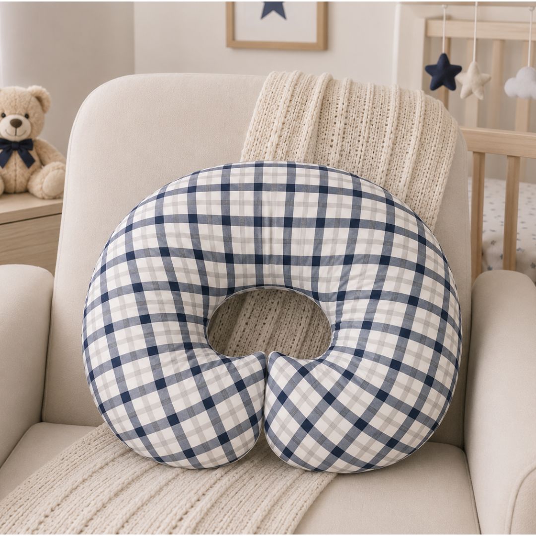 Almohada Para Lactancia Estampado Niño El Bebé Feliz modelo